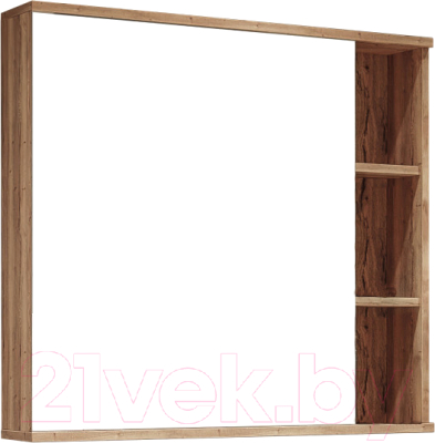 Шкаф с зеркалом для ванной Grossman Форта 80 / 208002 - фото