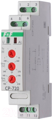 Реле напряжения Евроавтоматика CP-720 / EA04.009.002 - фото