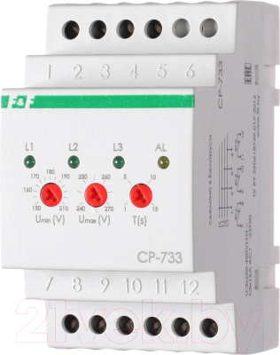 Реле напряжения Евроавтоматика CP-733 / EA04.009.006 - фото