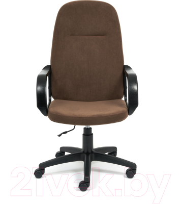 Кресло офисное Tetchair Leader (флок,коричневый)