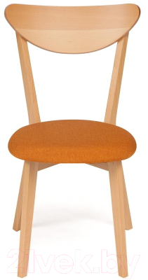 Стул Tetchair Maxi мягкое сиденье (оранжевый/бук)