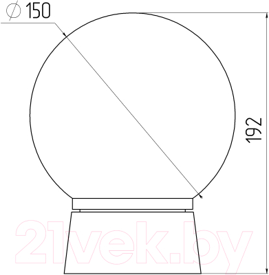 Светильник ЖКХ ЭРА Гранат / Б0048027