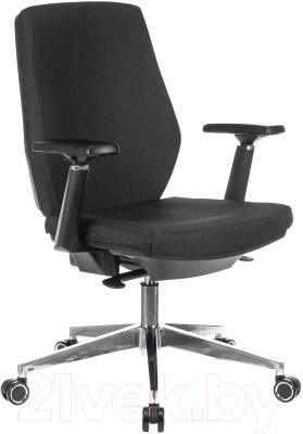Кресло офисное Бюрократ CH-545/LUX (черный 38-418 крестовина алюминий) - фото
