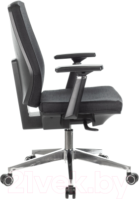 Кресло офисное Бюрократ CH-545/LUX (черный 38-418 крестовина алюминий)