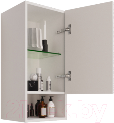 Шкаф-полупенал для ванной Dreja Perfecto / 99.0810