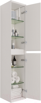 Шкаф-пенал для ванной Dreja Insight / 99.9201 (белый глянец)