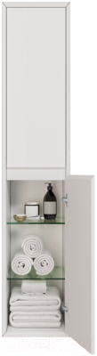 Шкаф-пенал для ванной Dreja Insight / 99.9201 (белый глянец)
