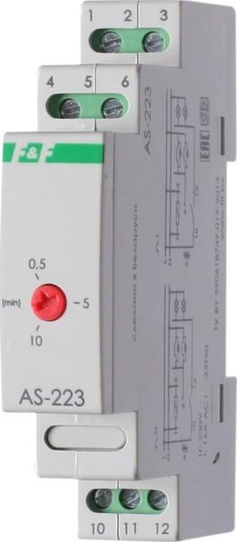 Реле времени Евроавтоматика AS-223 / EA01.002.006 - фото