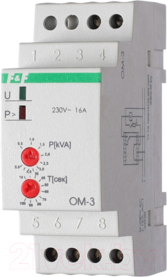 Ограничитель мощности Евроавтоматика OM-3 / EA03.001.006 - фото