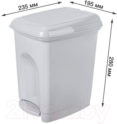 Мусорное ведро Бытпласт 4312026