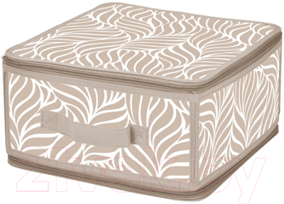 Кофр для хранения Handy Home Листья 300x280x150 / ESH22 M (бежевый) - фото