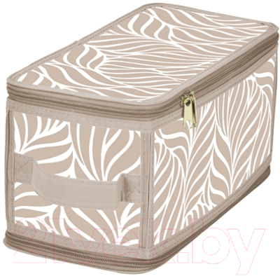 Кофр для хранения Handy Home Листья 300x150x150 / ESH22 S (бежевый) - фото