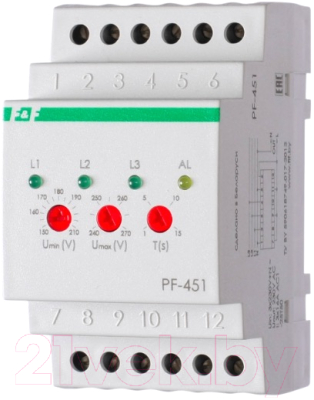 Реле контроля фаз Евроавтоматика PF-451 / EA04.005.003 - фото