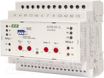 Реле контроля фаз Евроавтоматика AVR-01-S / EA04.006.002 - фото