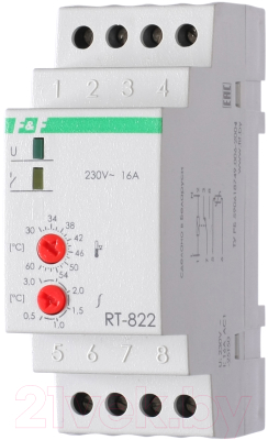 Реле температуры Евроавтоматика RT-822 / EA07.001.005 - фото