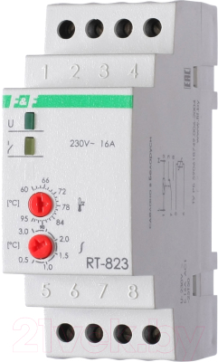Реле температуры Евроавтоматика RT-823 / EA07.001.006 - фото