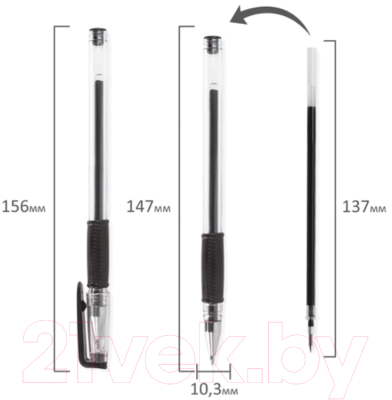 Набор гелевых ручек Brauberg 142708