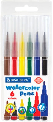 Фломастеры Brauberg Premium / 151933 - фото
