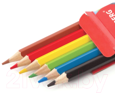 Набор цветных карандашей Brauberg My Lovely Dogs / 180518