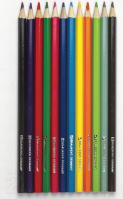 Набор цветных карандашей Brauberg Star Patrol / 180532