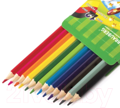 Набор цветных карандашей Brauberg Football Match / 180534