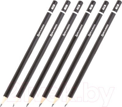 Набор простых карандашей Brauberg Touch Line / 180650