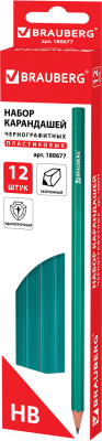 Набор простых карандашей Brauberg 180677