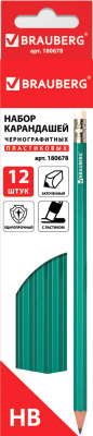 Набор простых карандашей Brauberg 180678 - фото