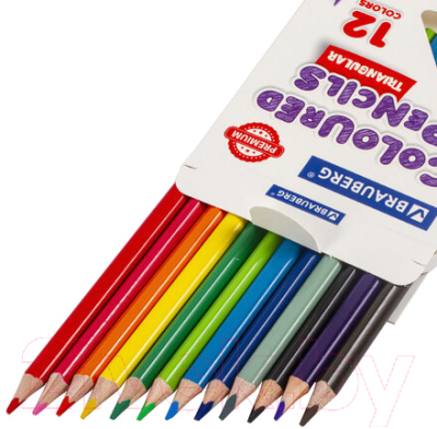 Набор цветных карандашей Brauberg Premium / 181651
