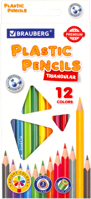 Набор цветных карандашей Brauberg Premium / 181661 - фото