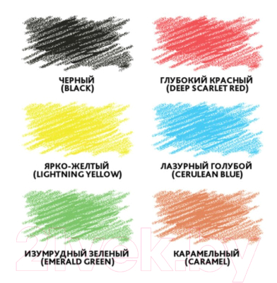 Набор цветных карандашей Brauberg Premium / 181665