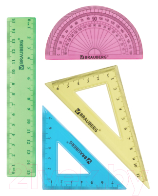 Набор для черчения Brauberg Crystal / 210295