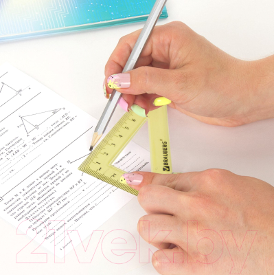 Набор для черчения Brauberg Crystal / 210295