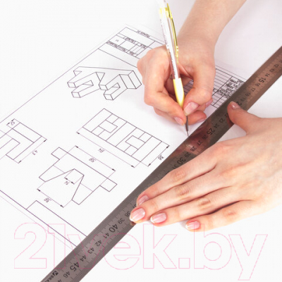 Линейка Brauberg 210310