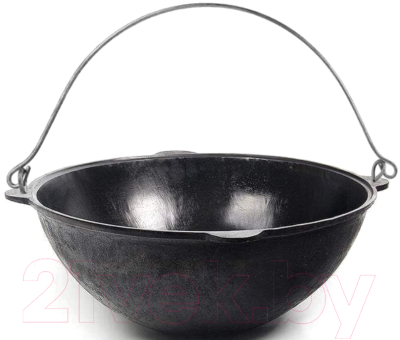 Казан Chugun Invest Узбекский с алюминиевой крышкой и подвесной ручкой