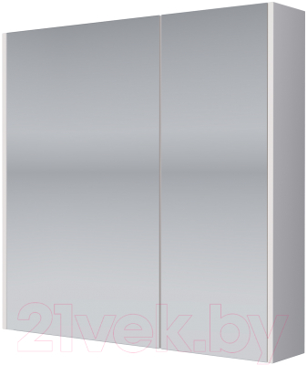 Шкаф с зеркалом для ванной Dreja Prime / 99.9305 (белый)
