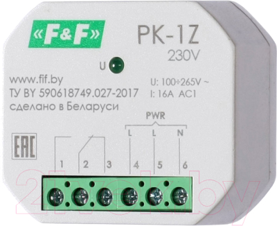 Реле промежуточное Евроавтоматика PK-1Z-230 / EA06.001.047 - фото