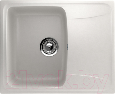 Мойка кухонная Ulgran U-201 (341 ультра-белый) - фото