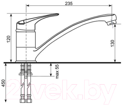 Смеситель Ulgran 003-341
