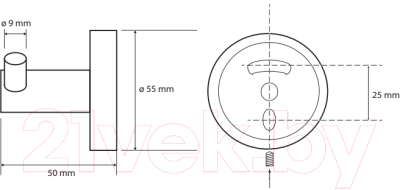 Крючок для ванной Bemeta 159106032