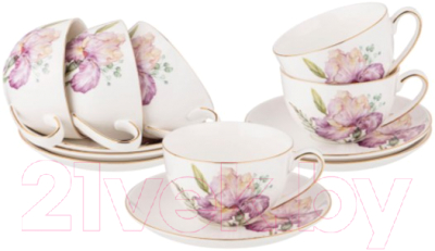 Набор для чая/кофе Lefard Iris / 590-336 (12пр) - фото