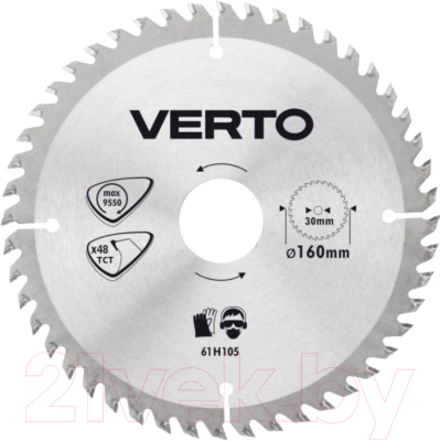 Пильный диск Verto 61H105 - фото