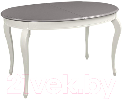 Обеденный стол ТехКомПро Азалия 1350 / 121271 (бук/тон Шале/тон подстолья 1/ножка 10) - фото