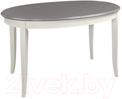 Обеденный стол ТехКомПро Азалия 1350 / 121274 (бук/тон Шале/тон подстолья 1/ножка 13) - фото