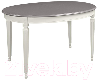 Обеденный стол ТехКомПро Азалия 1350 / 121275 (бук/тон Шале/тон подстолья 1/ножка 14) - фото