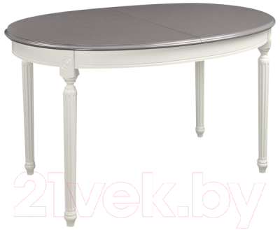 Обеденный стол ТехКомПро Азалия 1350 / 121276 (бук/тон Шале/тон подстолья 1/ножка 15) - фото