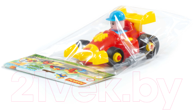Игрушка-конструктор Полесье Транспорт Автомобиль гоночный / 77127