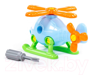 Игрушка-конструктор Полесье Транспорт Вертолёт / 76663