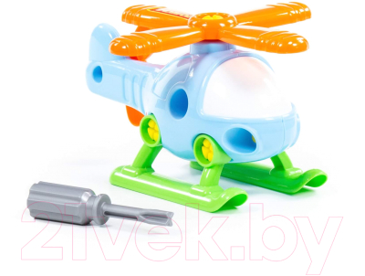 Игрушка-конструктор Полесье Транспорт Вертолёт / 78223