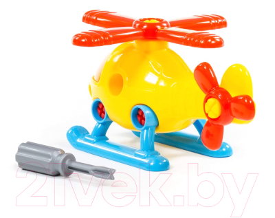 Игрушка-конструктор Полесье Транспорт Вертолёт / 78223